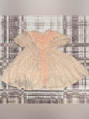 Vintage Ruffle Cotton Dress